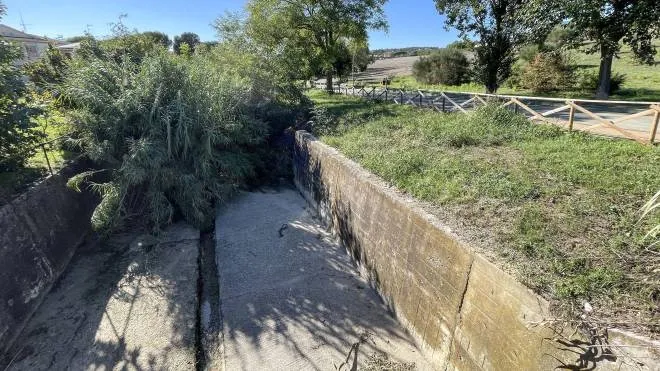 Lo stato attuale in diversi punti del torrente Castellaro (foto De Marco)