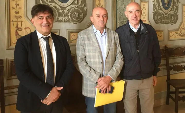 Da sinistra, Roberto Cioppi, Nicola Rossi e Lino Mechelli