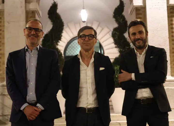 Da sinistra Gionata Calcinari, Fabiano Alessandrini e Alessio Pignotti