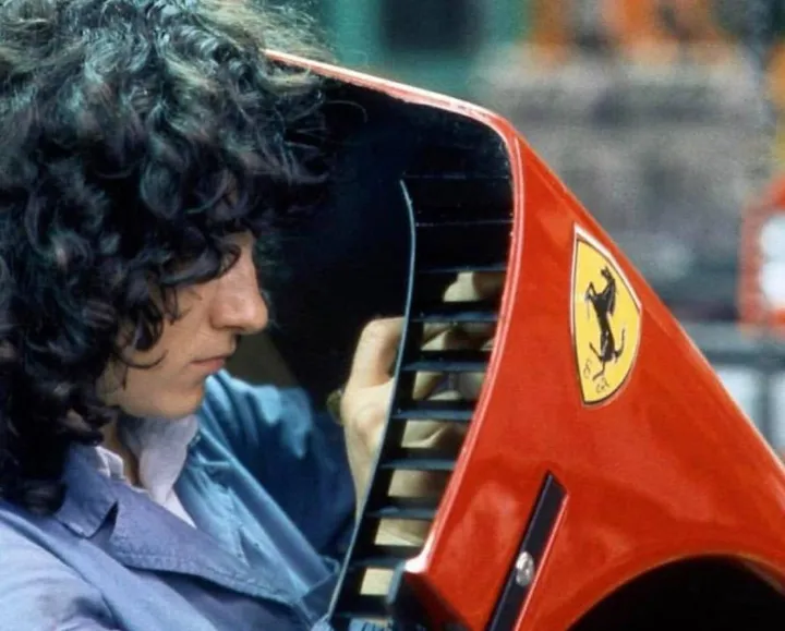 Monica Zanetti ai tempi in cui lavorava alla F40 a Maranello