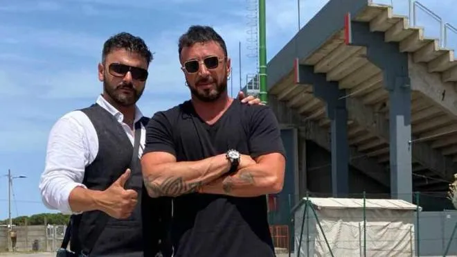 Ciro Esposito allo stadio dei Pirati con il suo avvocato Marco Bosco