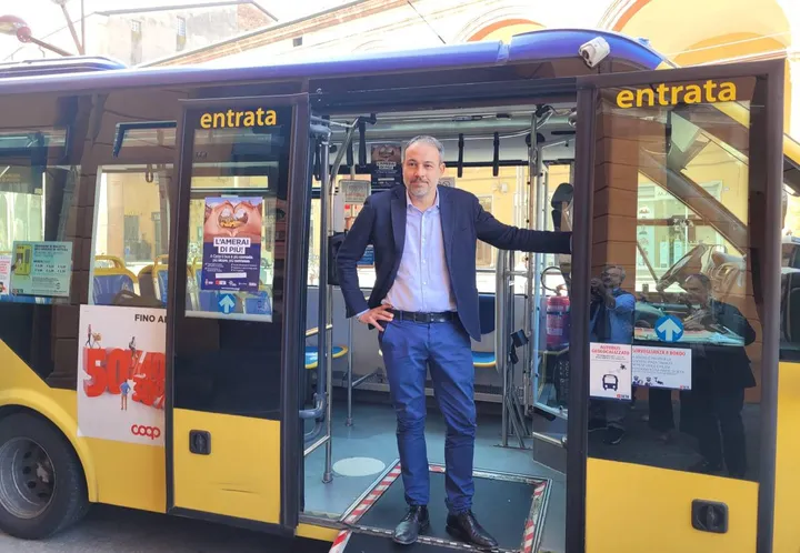 Il sindaco Alberto Bellelli ha presentato le novità del trasporto pubblico urbano