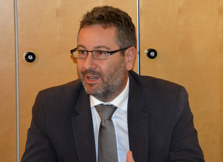 Il segretario di Stato alle Finanze di San Marino, Marco Gatti