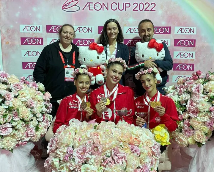 Milena Baldassarri con le altre vincitrici dell’AEON Cup