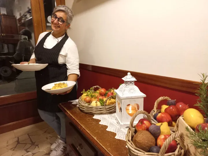 Natascia Sparendei cucina la tradizione con buona materia prima a Granarola