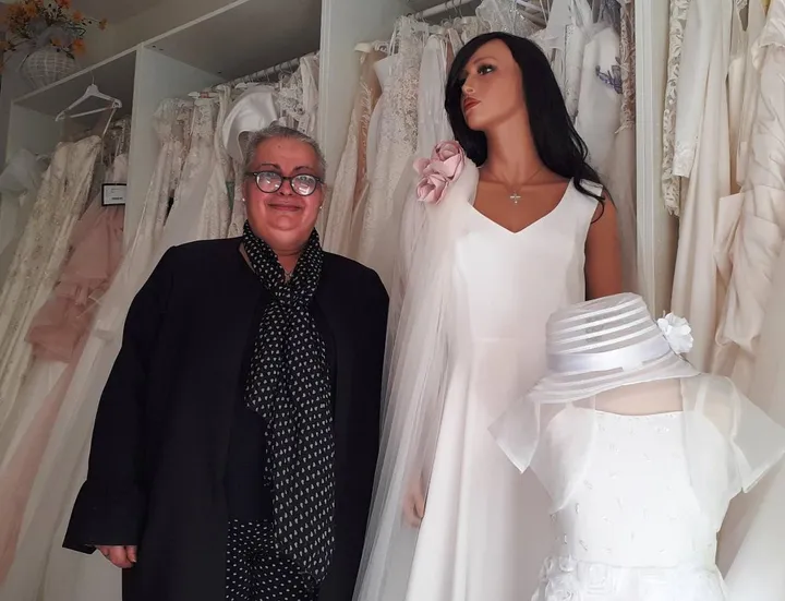 Il negozio di Annaida Colonna è tra i punti di riferimento per chi intende sposarsi