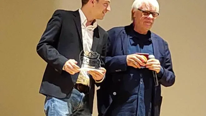 Francesco Rossano con Ricky Tognazzi