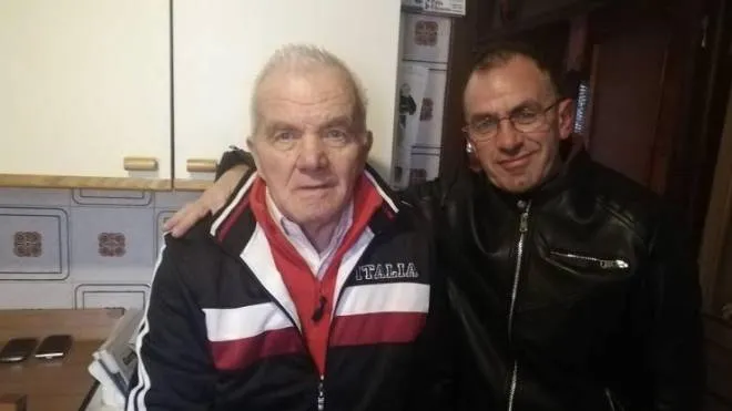 Calogero Corradini con papà Fernando