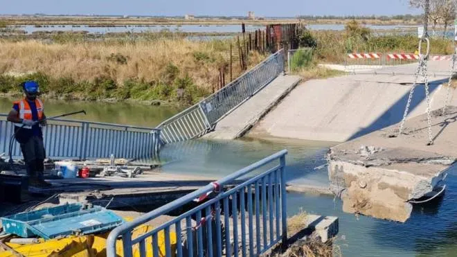 Il ponte su via Salina crollato ad agosto dello scorso anno sarà finalmente ricostruito