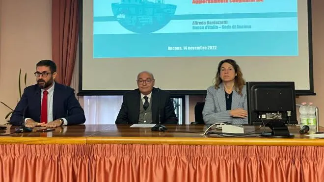Alfredo Bardozzetti, Maurizio Cannistraro e Sabrina Ferretti di Bankitalia