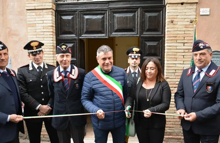 L’inaugurazione della nuova sede dei carabinieri in congedo, in via Gasparoli