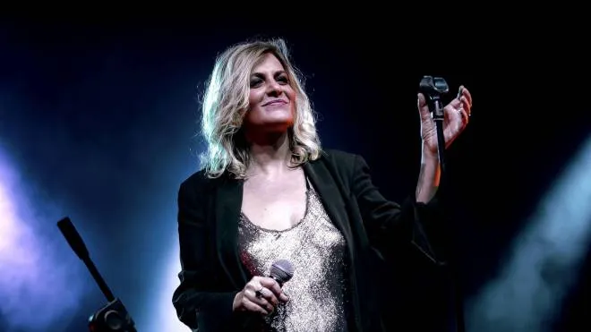 La cantante fiorentina Irene Grandi, stasera sul palco del Celebrazioni