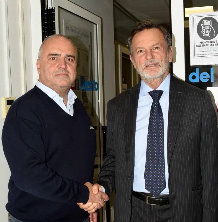 Il deputato Mauro Malaguti e il senatore Alberto Balboni di Fd’I