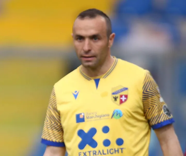 Ettore Marchi alla Reggiana nel 2016-17: in campionato 24 presenze e nessun gol
