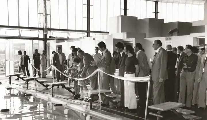 L’inaugurazione del settembre 1973 con il sindaco Fernando Rossi