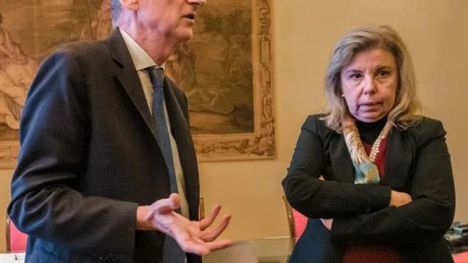 Michele Rocchegiani e la vicaria Alessandra De Notaristefani Di Vastogirardi
