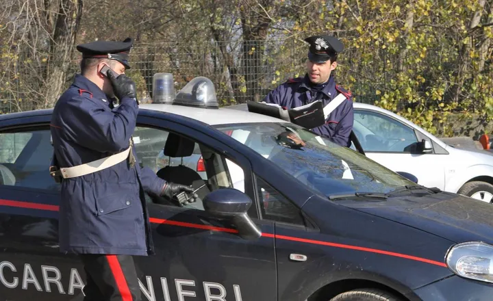 I carabinieri intervenuti a marzabotto per l’omicidio di Dario Devincenzi