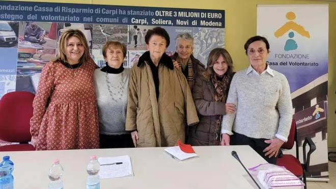 Le rappresentanti di Udi, Vivere Donna e Cif (Centro italiano femminile)