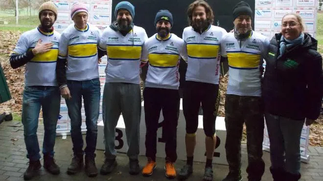 I campioni provinciali di ciclocross master Uisp a Catellarano