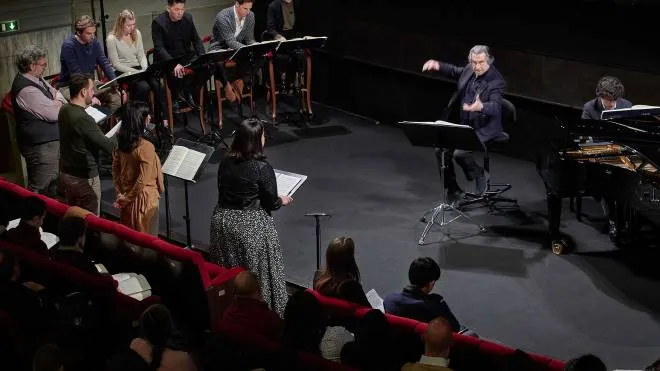 Il maestro Riccardo Muti a colloquio con i giovani direttori d’orchestra
