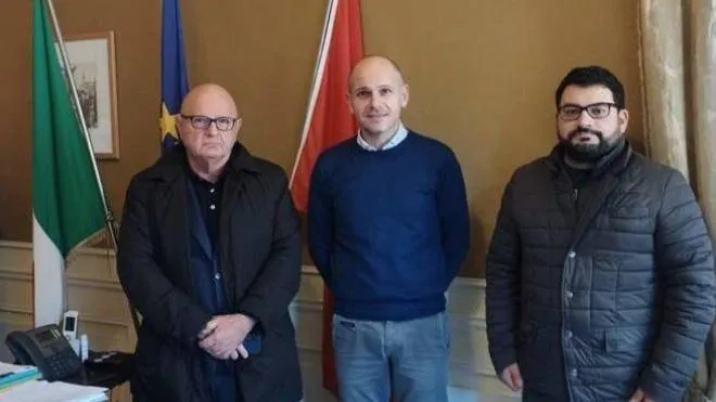 L’incontro tra il vicecommissario all’alluvione Stefano Babini, il sindaco Alessandro Piccini e il consigliere regionale Giacomo Rossi