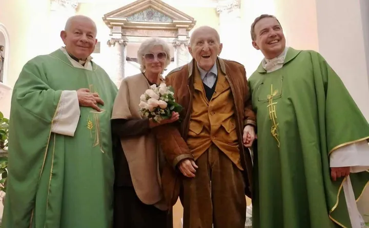 Pietro Dal Pozzo a ottobre ha festeggiato i 60 anni di nozze con Maria Adele Giordani