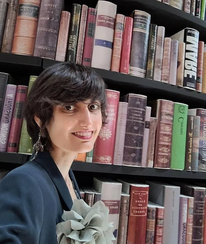 Eleonora Tassoni della libreria Rinascita