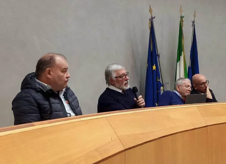 Giovanni Celani, Cesare Orsini, Giacinto Alati e Domenico Pellei