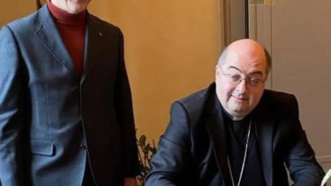 Corchia e il vescovo Morandi