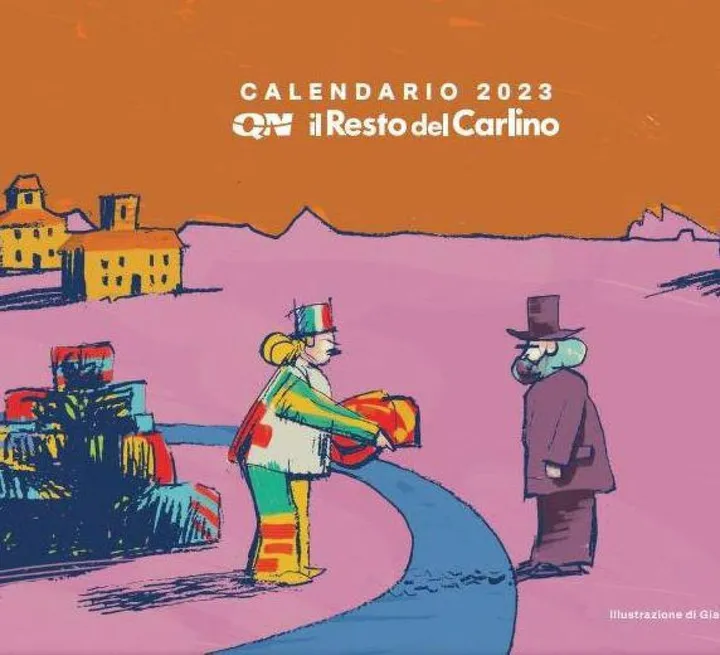La copertina del calendario del Carlino