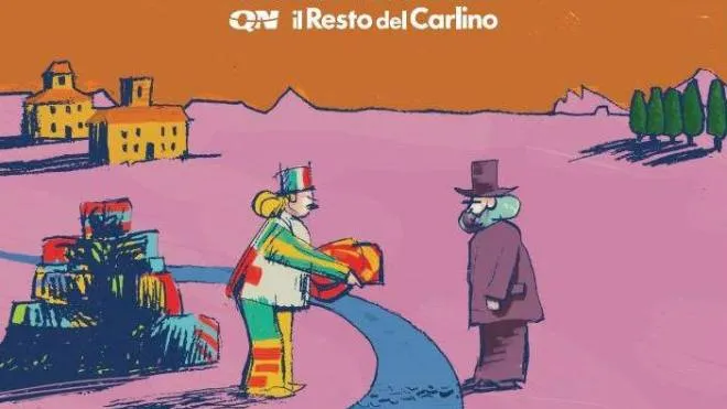 La copertina disegnata e firmata da Giancarlo Caligaris