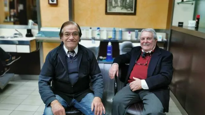 Da sinistra, Nazzareno Moroni e Roberto Burini, gestori del Salone moderno