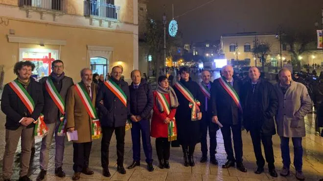 Gli amministratori della Provincia di Pesaro Urbino a Matera 