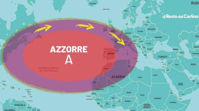 Anticiclone delle Azzorre e previsioni meteo: temperature in calo