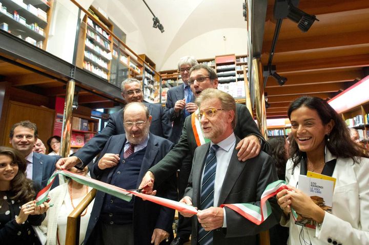 All'inaugurazione della libreria Coop di piazza Galvani (FotoSchicchi)