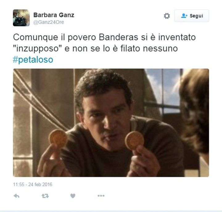 La rete chiede "giustizia" per Banderas