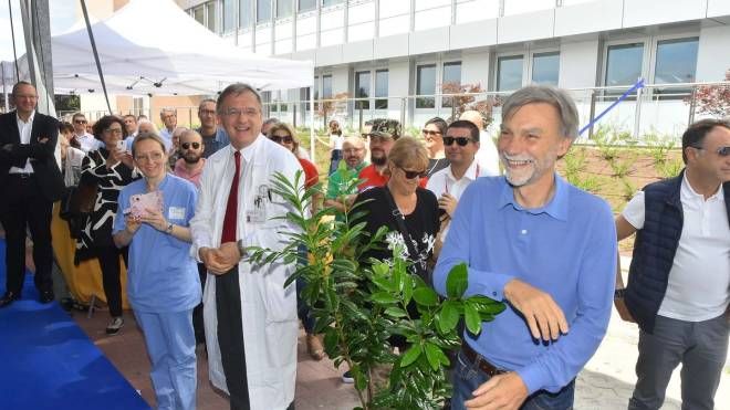 Grande festa per l'inaugurazione del nuovo ospedale Core (Foto Artioli)
