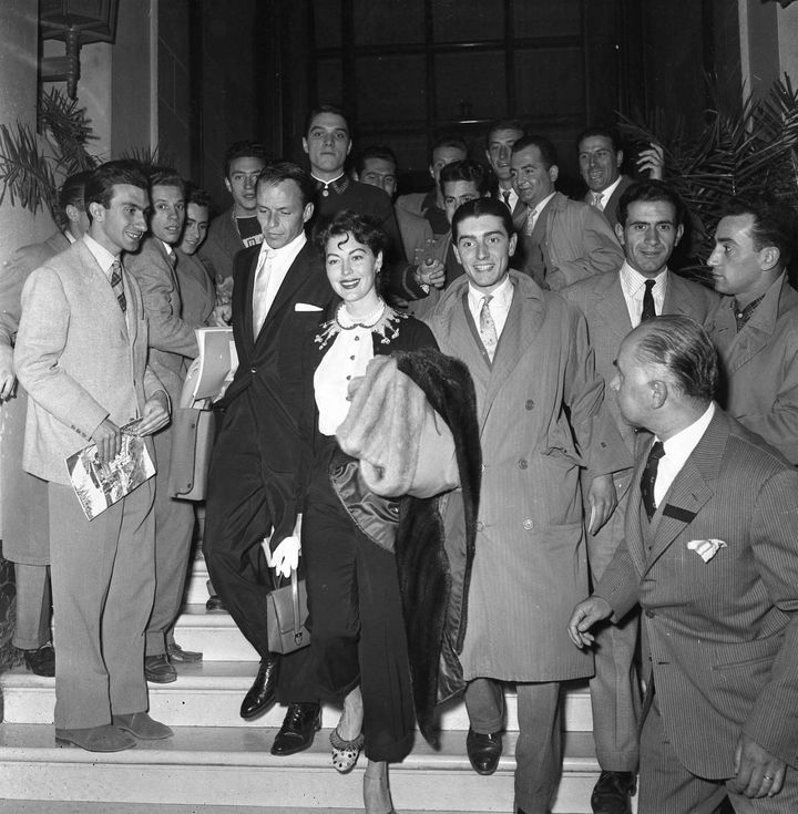 Frank Sinatra e Ava Gardner al Baglioni, era il 1953 (Breviglieri)