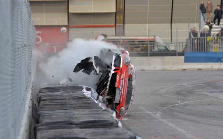 La Porsche 991 GT3 Cup perde pezzi (foto di Luigi Sani)