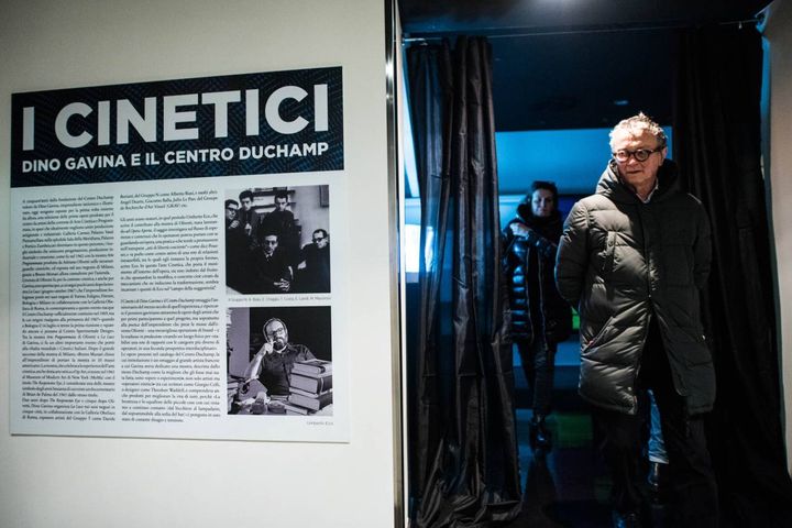 Galleria Cavour con il progetto 'I Cinetici - Dino Gavina e il centro Duchamp' (FotoSchicchi)