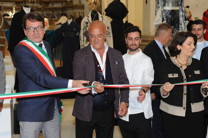 Stefano Dominella, Curatore della mostra e Presidente Maison Gattinoni Couture (foto Fiocchi)