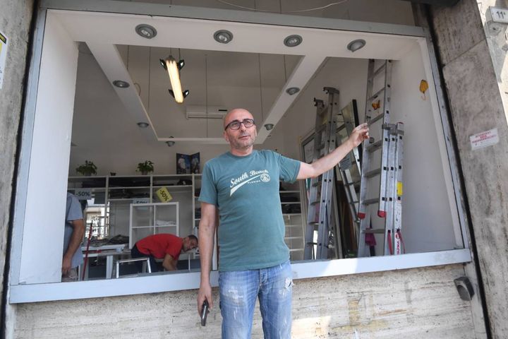 Maurizio Giovannelli del negozio di abbigliamento Morbidissime (FotoSchicchi)