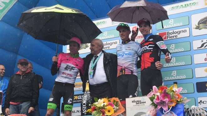 Giro dell'Emilia 2018: De Marchi, Uran e Teuns sul podio (FotoSchicchi)