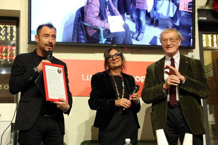 Andrea Barbi, Nicoletta Bencivenni e Romano Montroni (foto Schicchi)