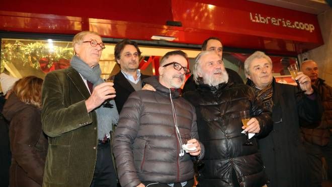 Romano Montroni, Marcello Fois, Roberto Morgantini e Luciano Sita (foto Schicchi)