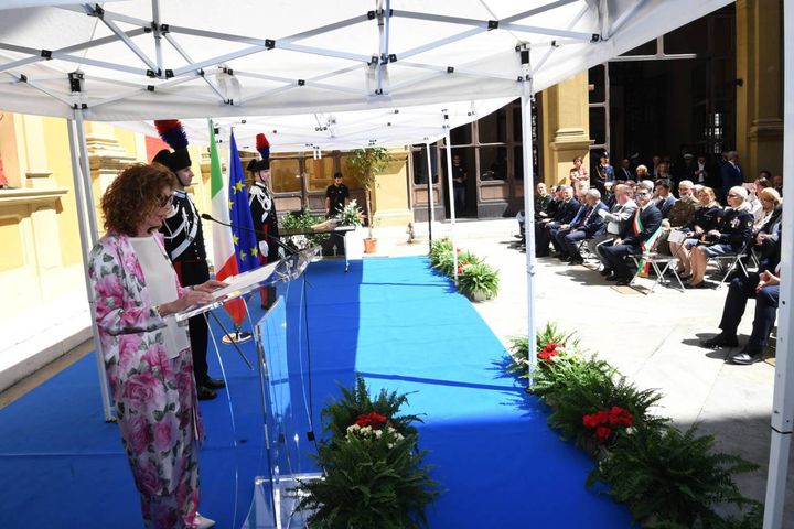 La cerimonia a Palazzo Caprara Montpensier, sede della Prefettura (foto Schicchi)