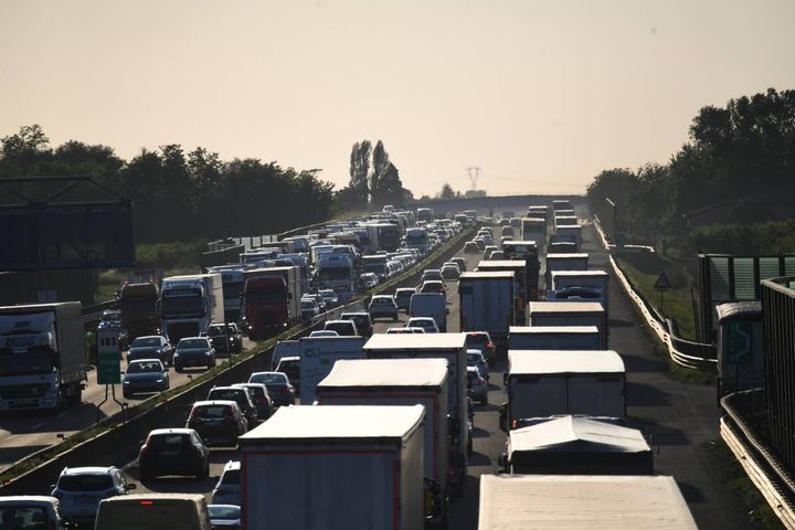 Traffico autostradale completamente bloccato (Foto Schicchi)