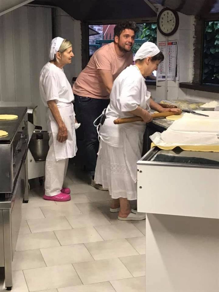 Lo chef Wim Ballieu al Ragno D'Oro