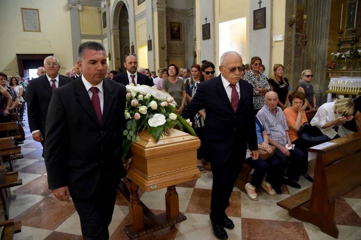 I funerali di Cinzia Fusi (foto Businesspress)