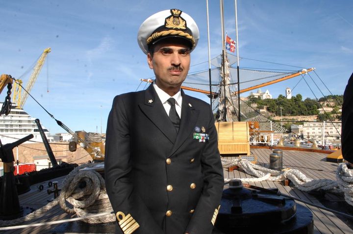 Il comandante della nave scuola, il capitano di vascello Stefano Costantino, ricorda che 'la Vespucci è anche ambasciatrice sotto l'egida delle Nazioni Unite e dell'Unicef' (foto Antic)